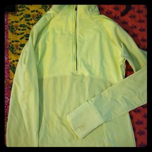 Neon Yellow Womens running shirt